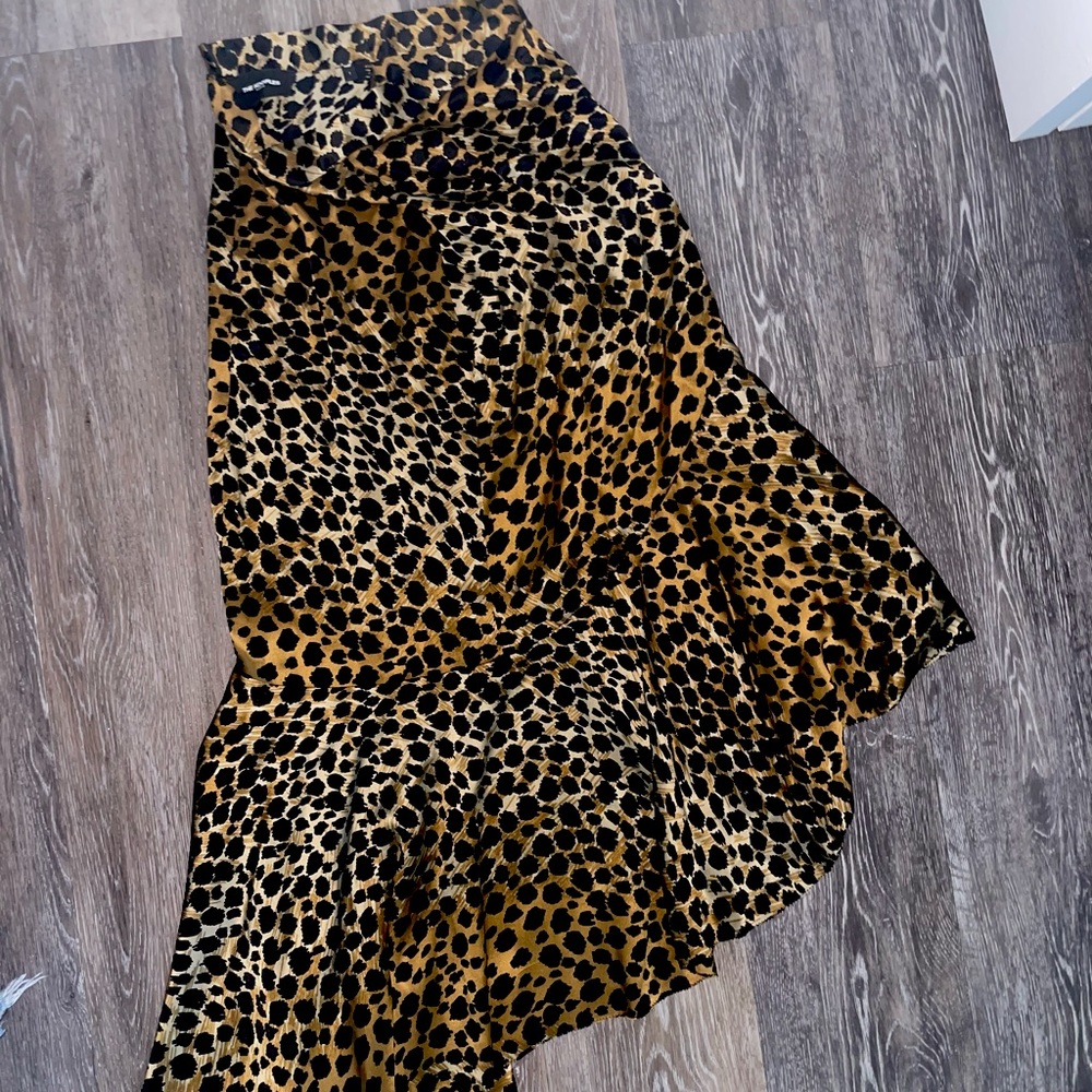 Kooples cheetah long skirt